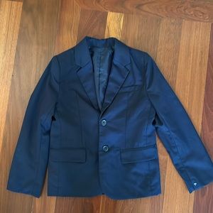 Children’s Place boys navy blue 2 button suit jacket / blazer (size 7)